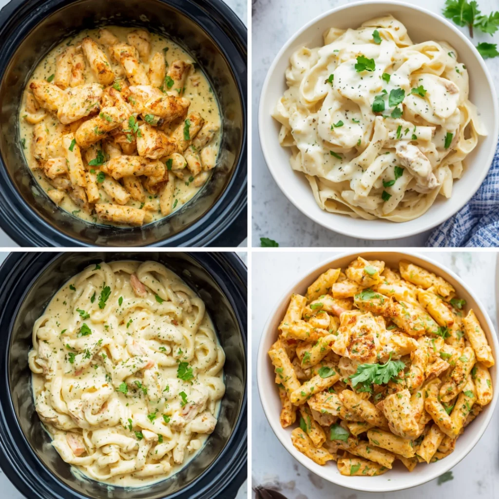 8 Crockpot Chicken Alfredo Recipes That Are Creamy & Easy