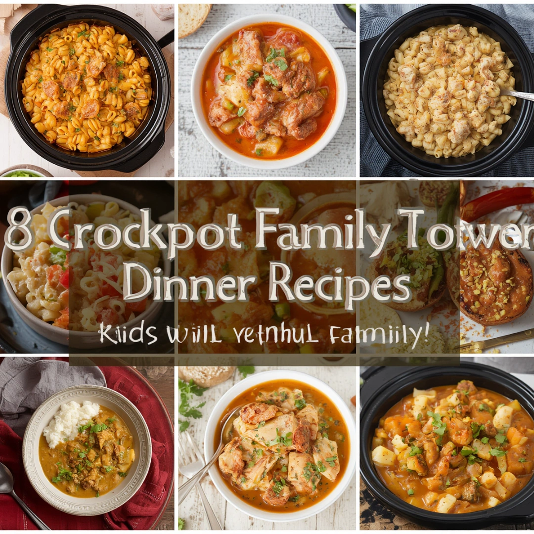 8 Crockpot Family Dinner Recipes Kids Will Love