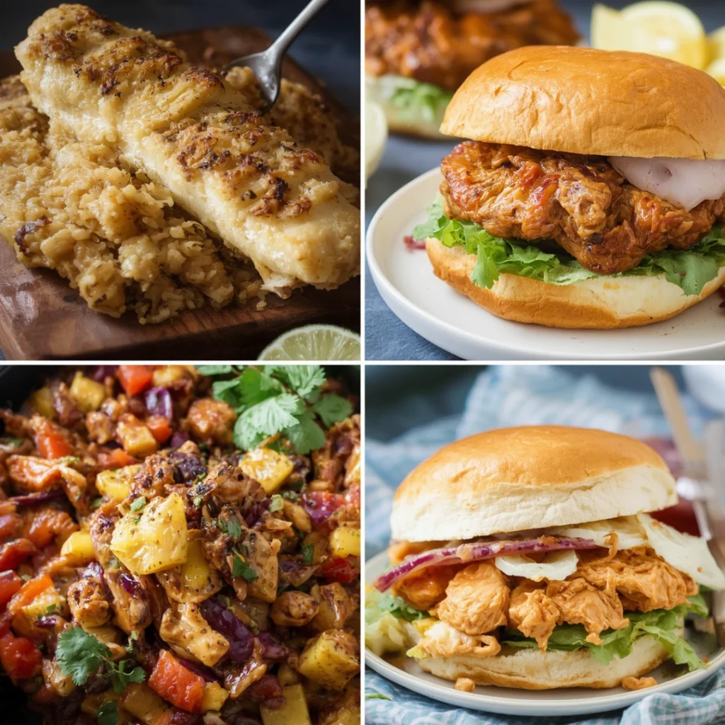 8 Crockpot Pulled Chicken Recipes for Sandwiches & Bowls