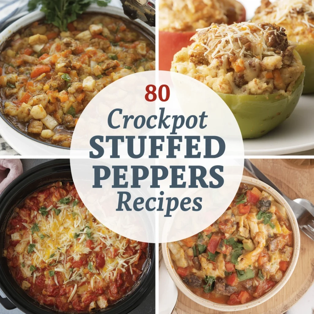 8 Crockpot Stuffed Pepper Recipes for Family Dinners
