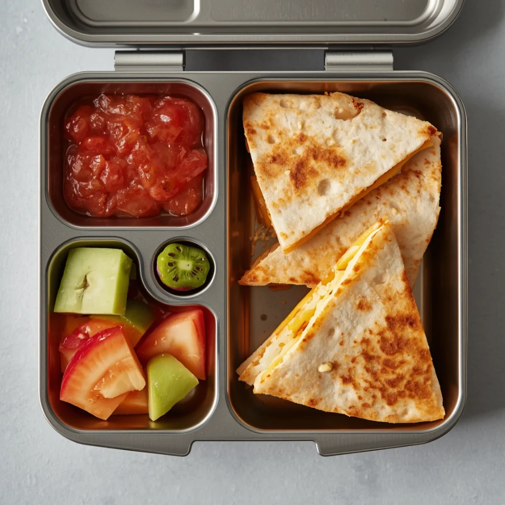 Cheese Quesadilla Triangles