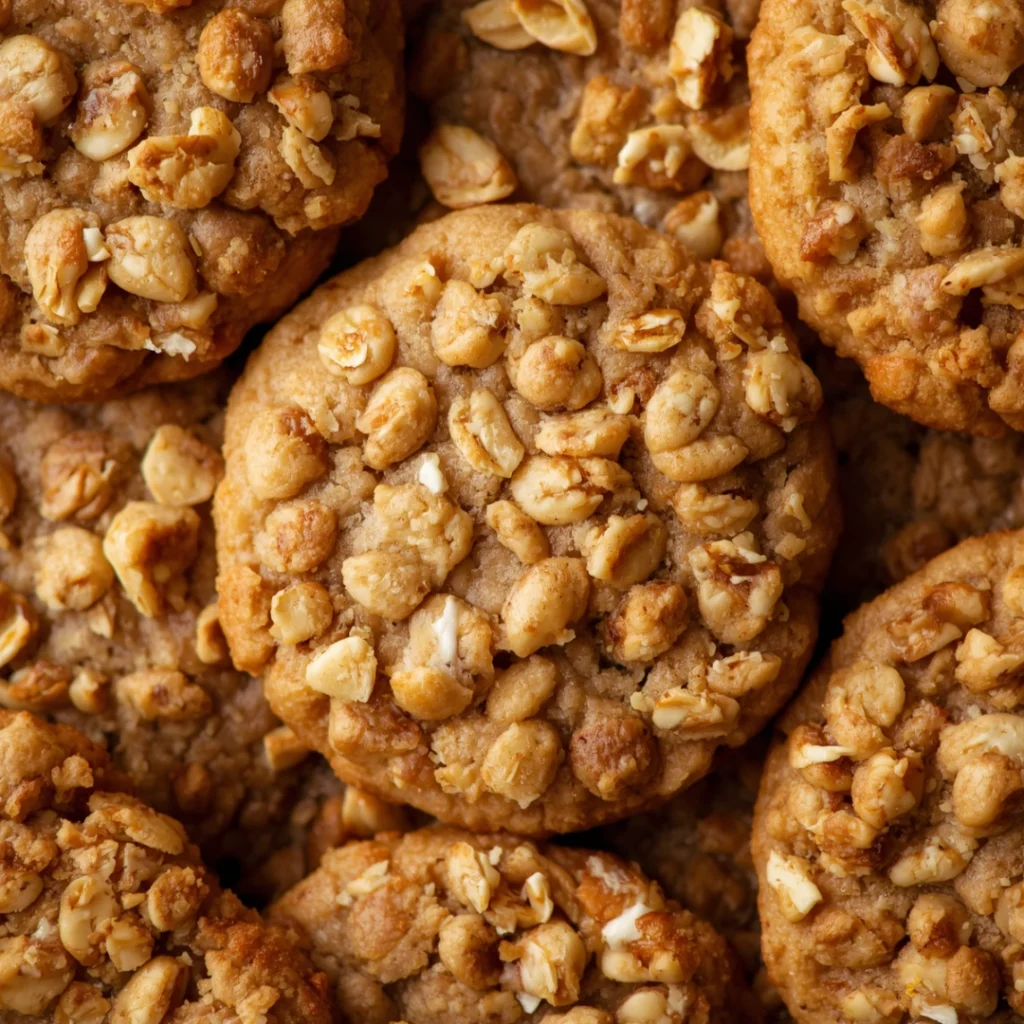 Chewy Brown Sugar Oatmeal Cookies