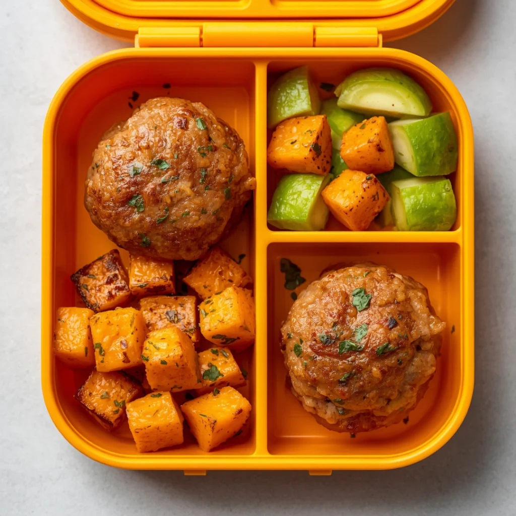 Chicken Meatballs with Sweet Potato