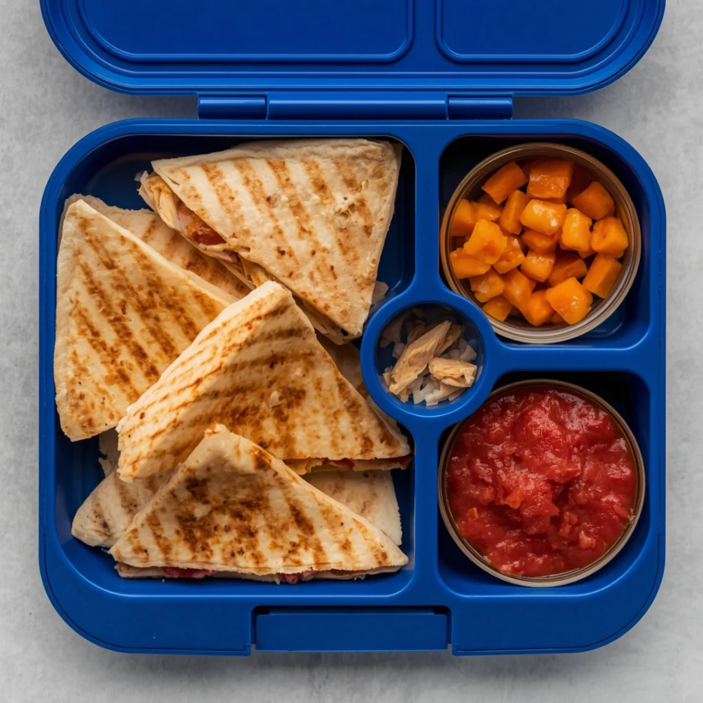 Chicken Quesadilla Wedges