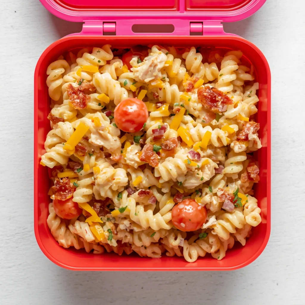 Chicken Ranch Pasta Salad