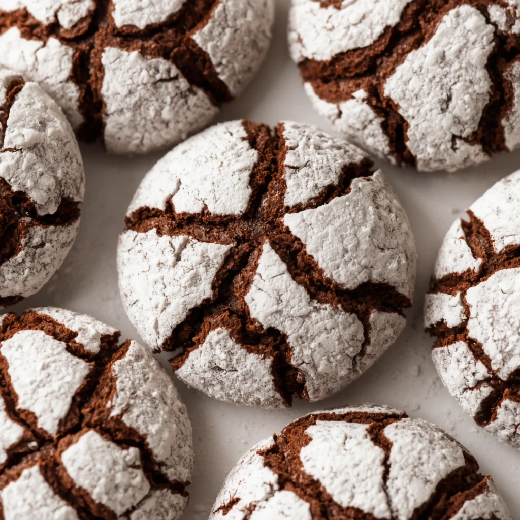 Chocolate Crinkle Cookies