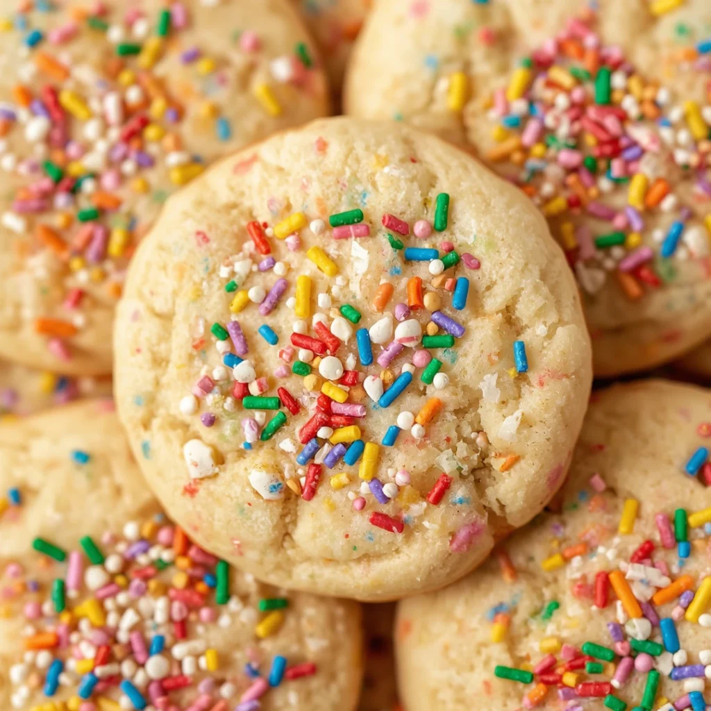 Funfetti Cake Mix Cookies