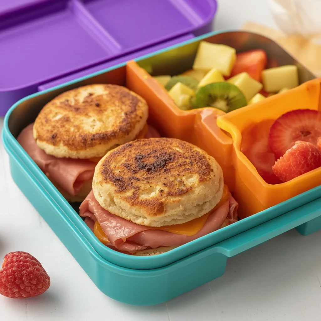 Ham Cheese Muffin Sandwiches