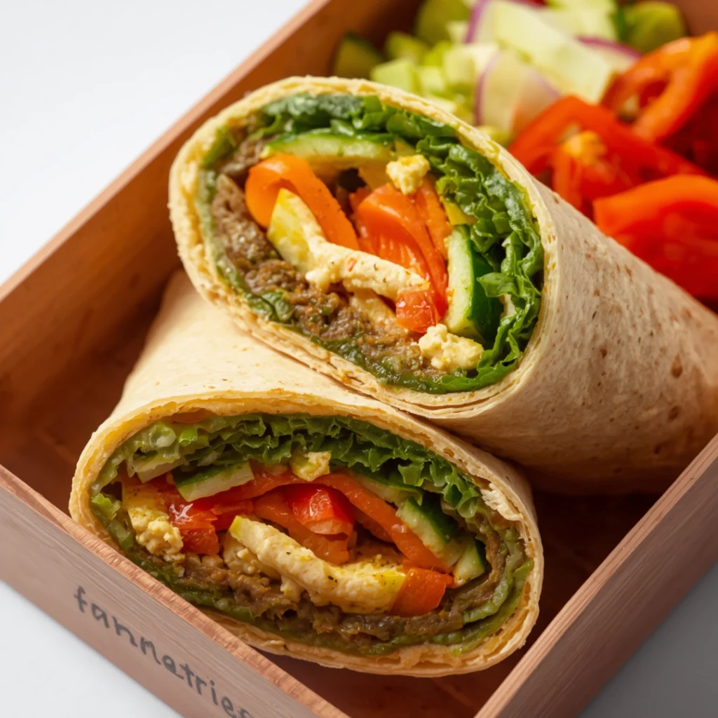 Hummus Veggie Wrap