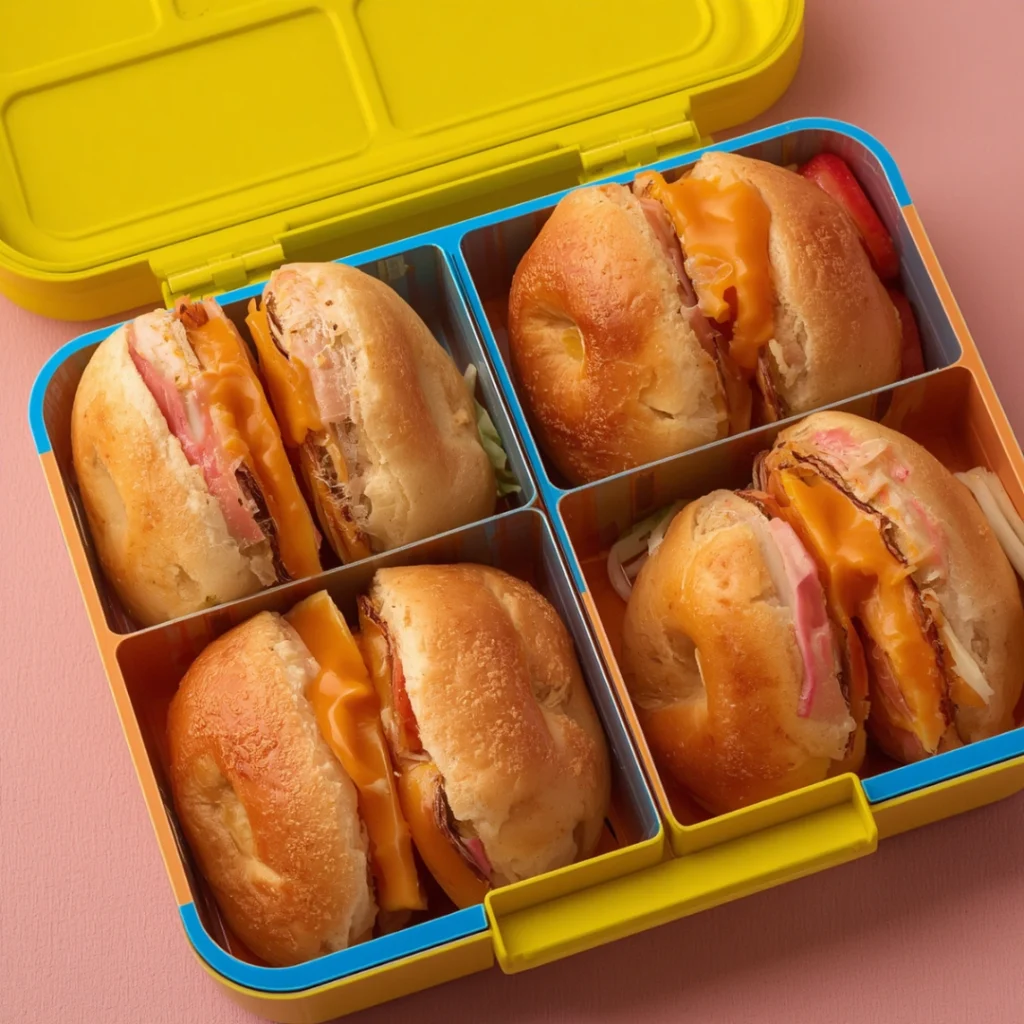 Mini Bagel Sandwiches
