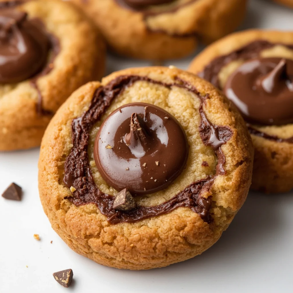 Nutella Swirl Cookies