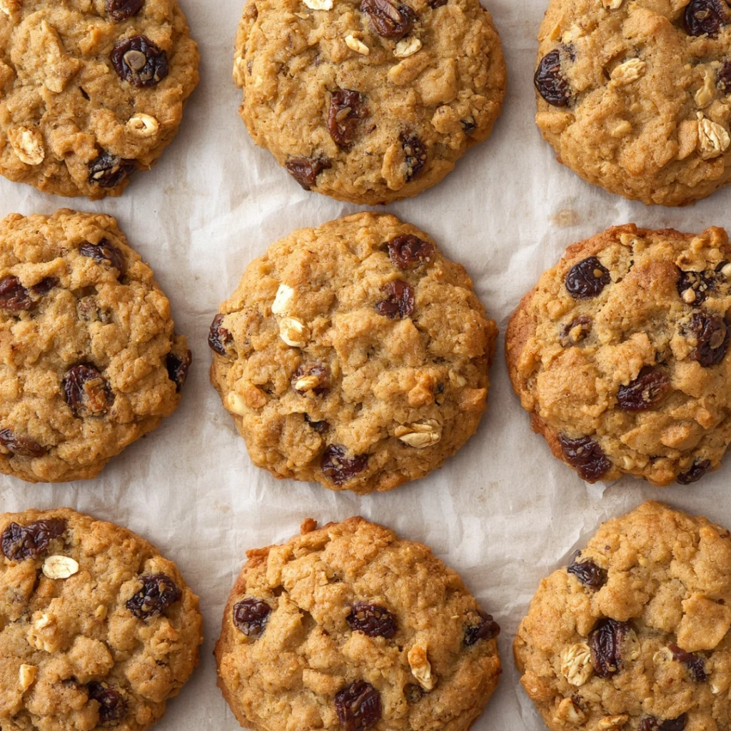 Oatmeal Raisin Freezer Cookies
