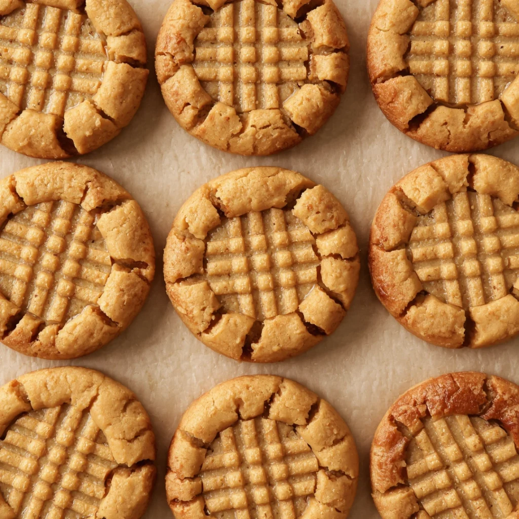 One Bowl Peanut Butter Cookies