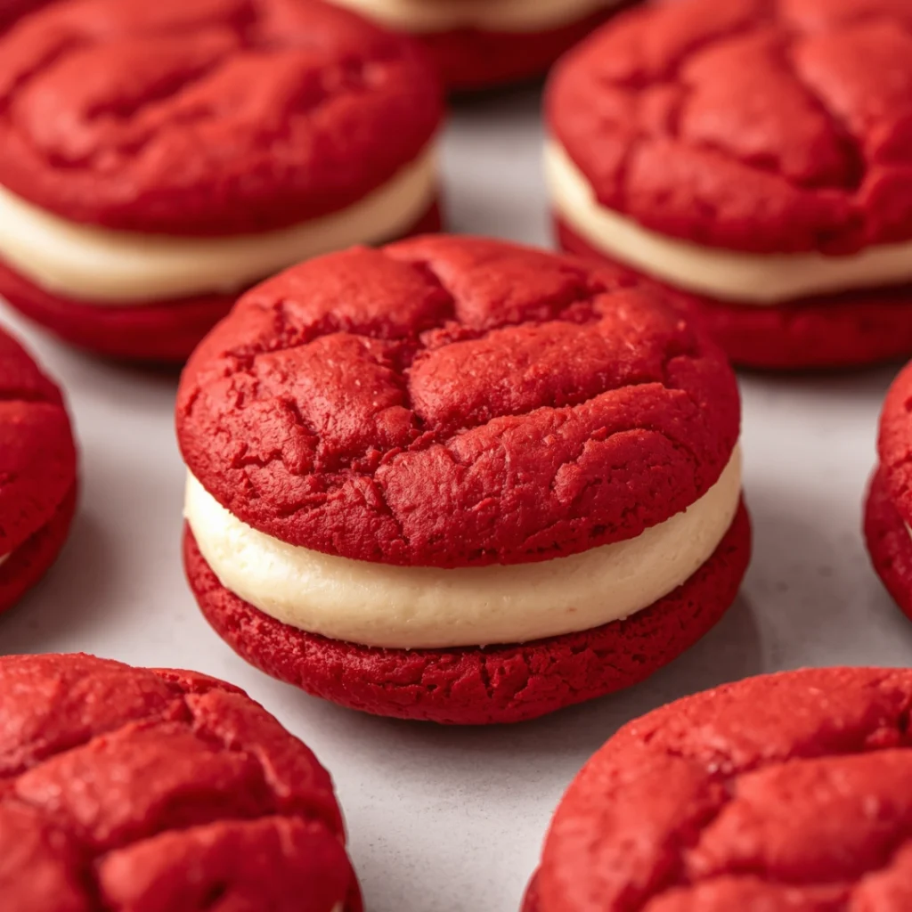 Red Velvet Cream Cheese Cookies