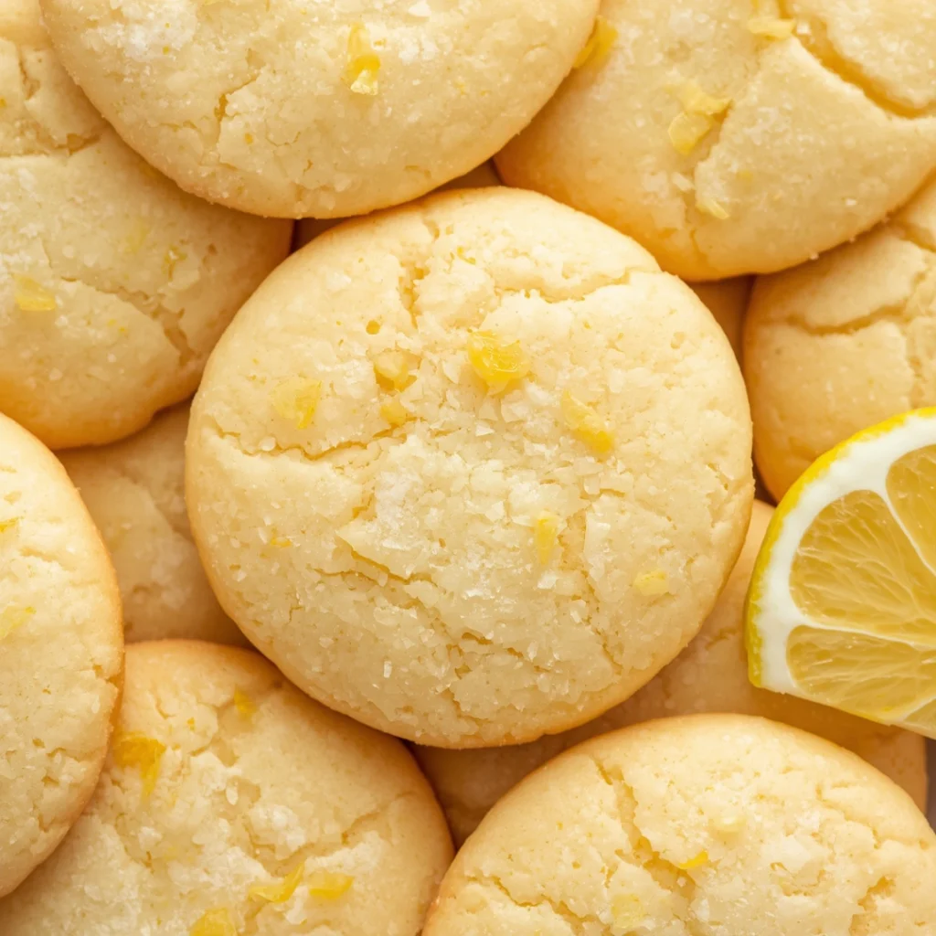 Soft Lemon Sugar Cookies