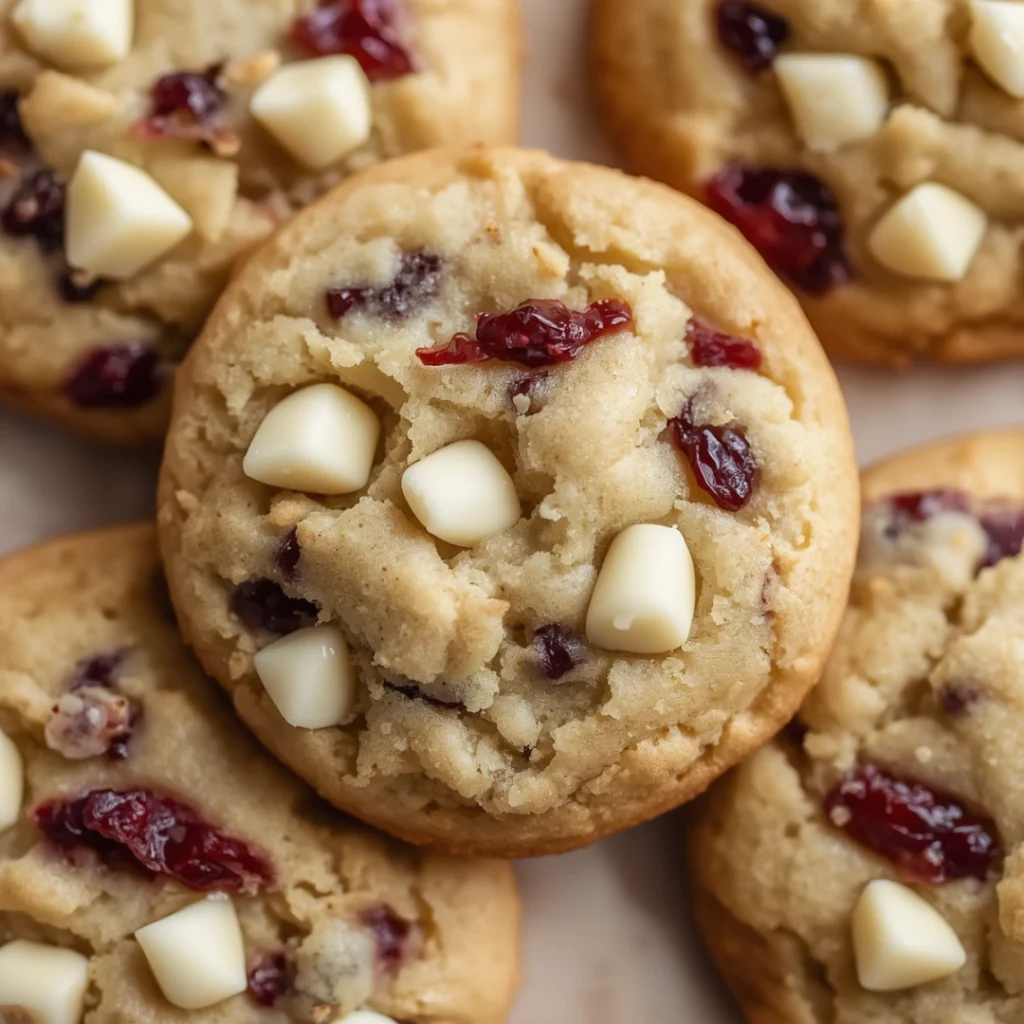 White Chocolate Cranberry Cookies