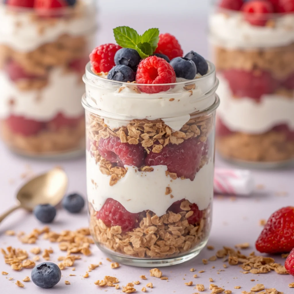 Yogurt Granola Berry Parfait
