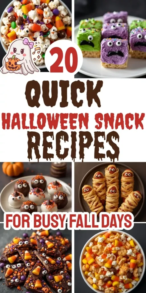 20 QUICK HALLOWEEN SNACK RECIPES FOR BUSY FALL DAYS 2