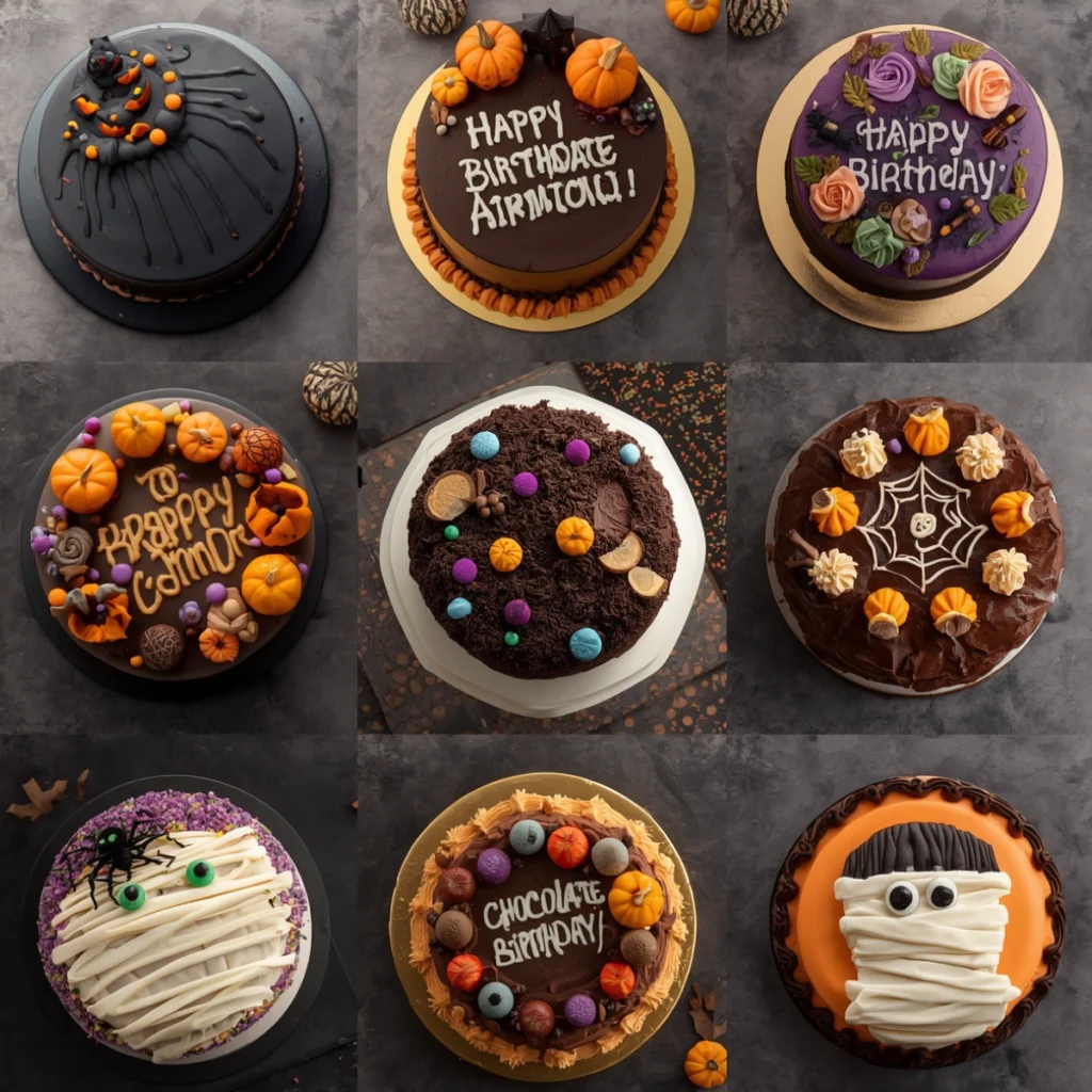 8 Halloween Birthday Cake Ideas for Adults Kids 3