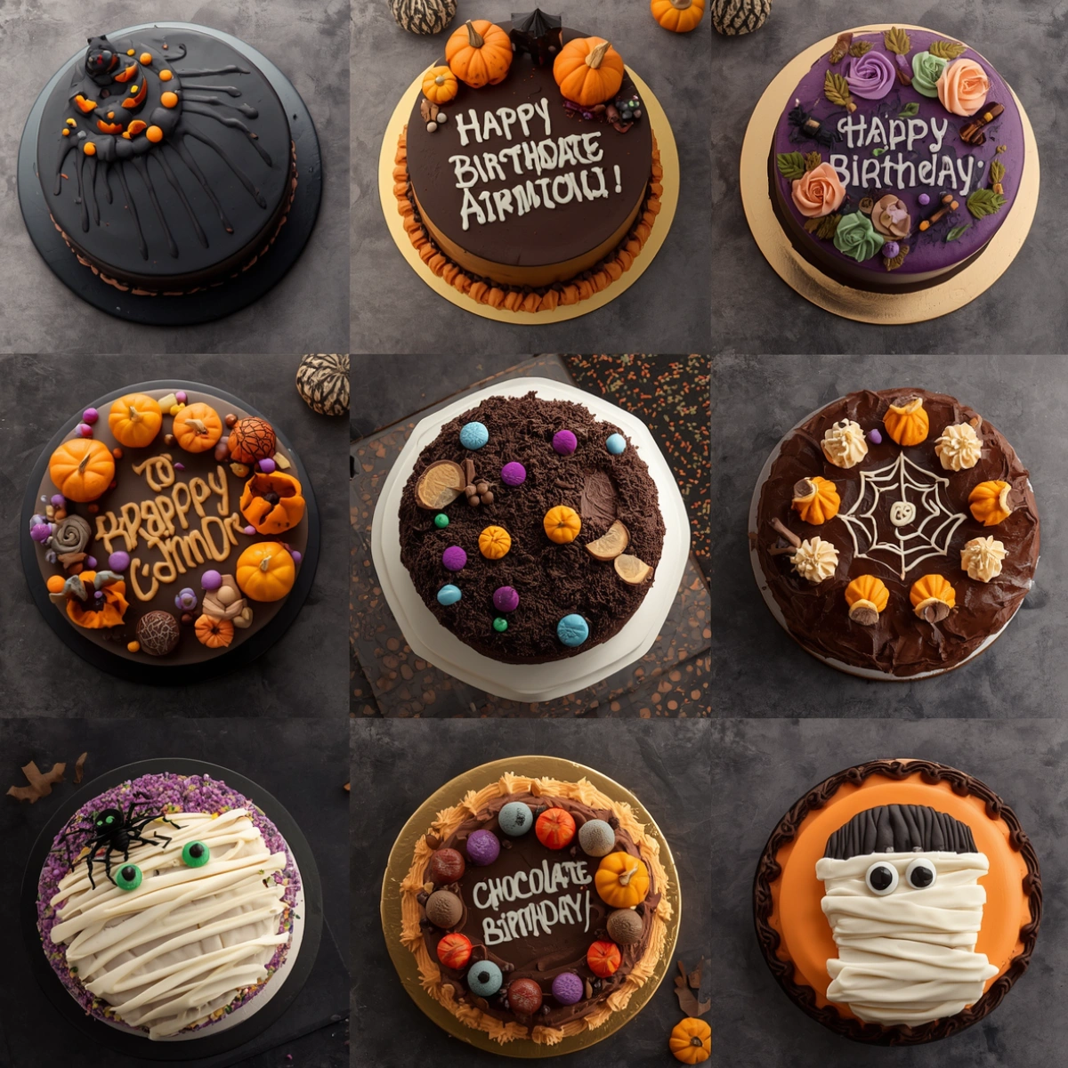 8 Halloween Birthday Cake Ideas for Adults Kids 3