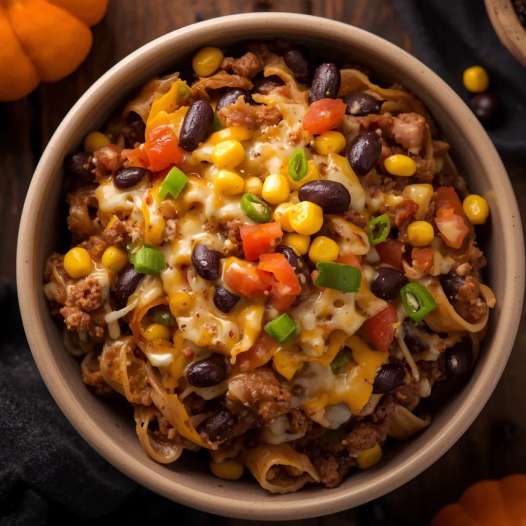 Black Bean Taco Pasta