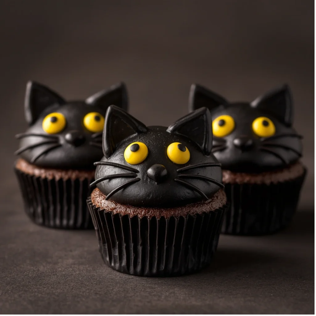 Black Cat Cupcakes