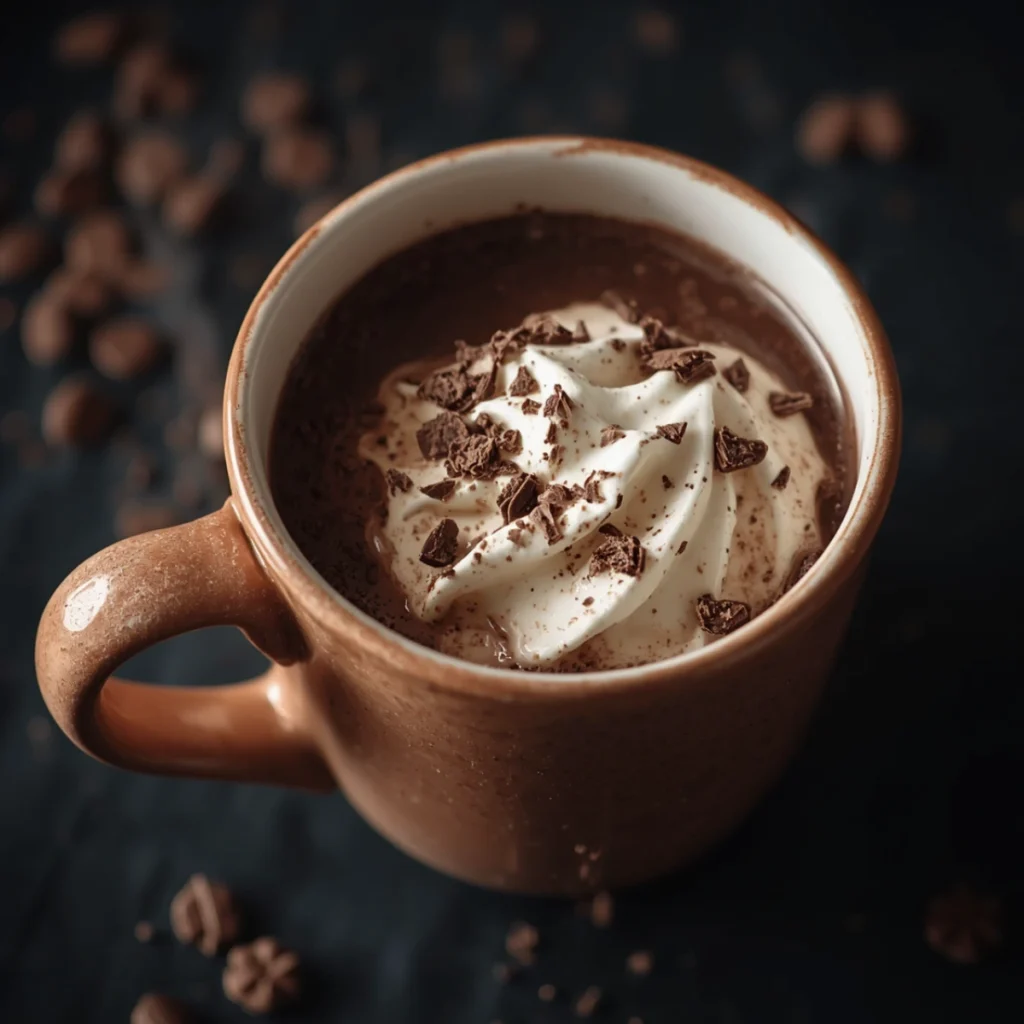 Black Cocoa Hot Chocolate