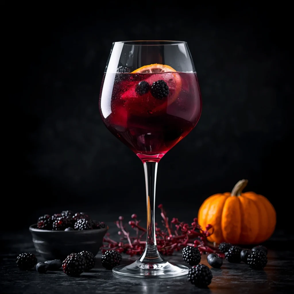 Blackberry Halloween Sangria