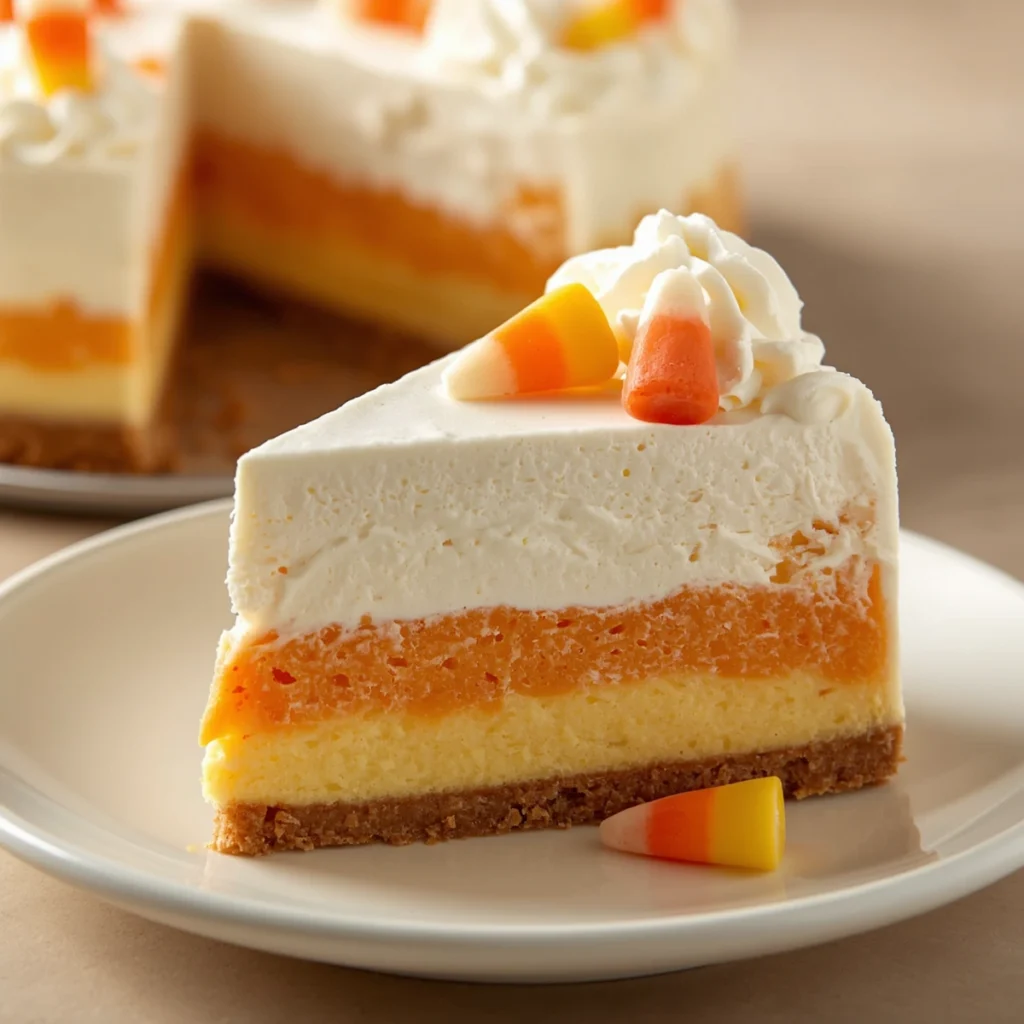 Candy Corn Cheesecake