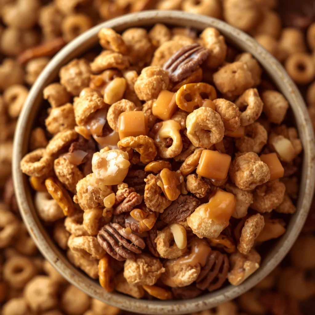 Caramel Apple Chex Mix