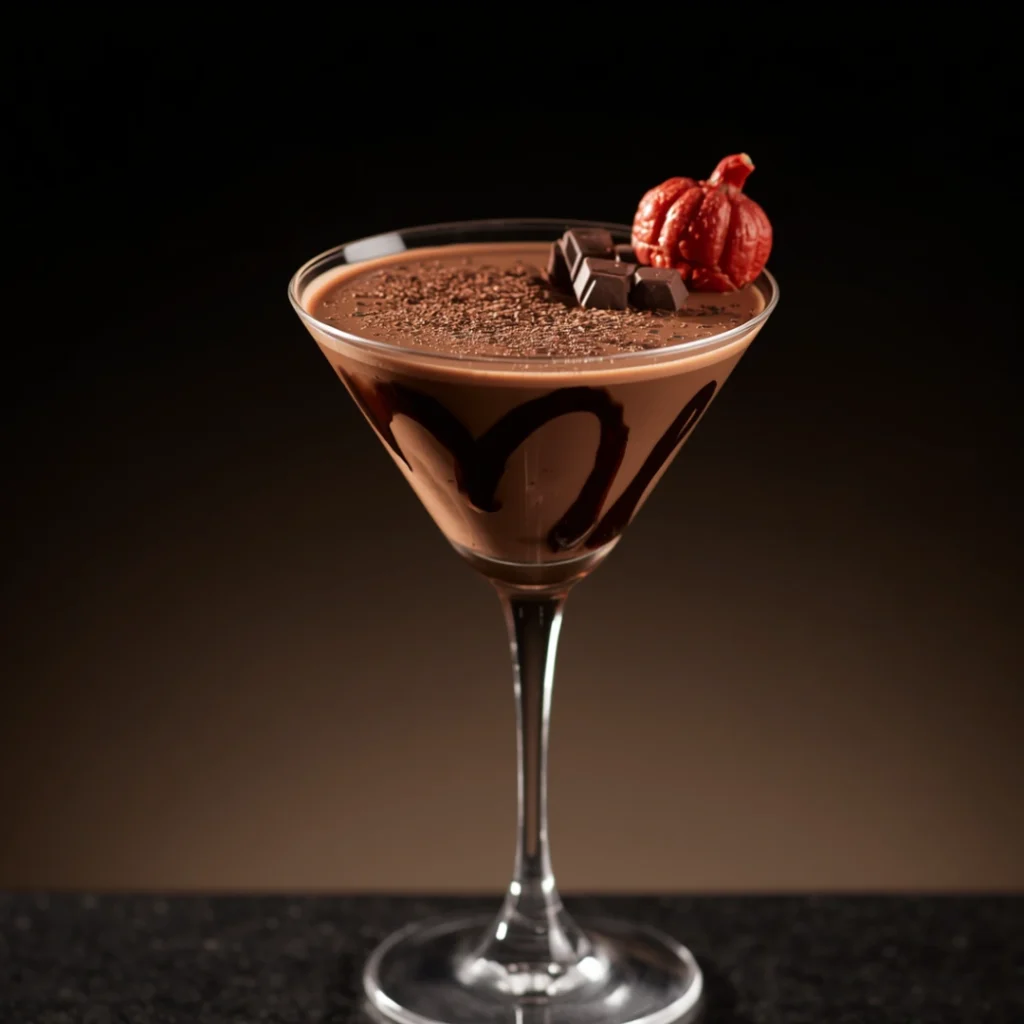 Chocolate Halloween Martini