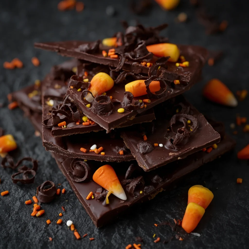 Dark Chocolate Halloween Bark