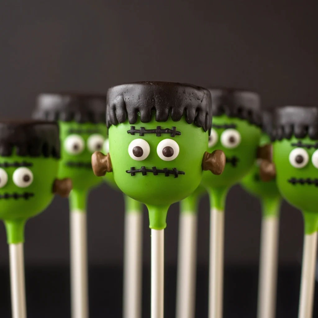 Frankenstein Cake Pops