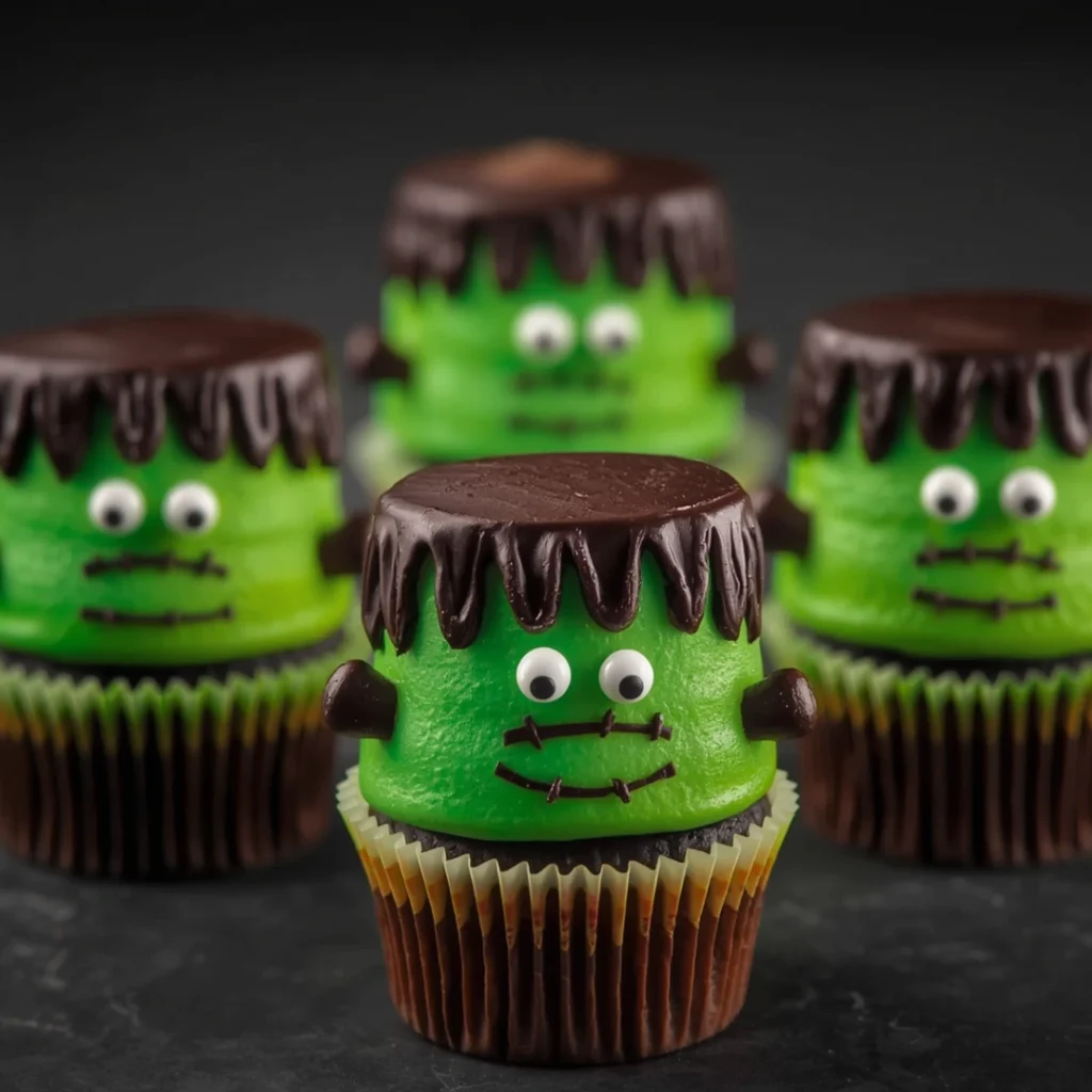 Frankenstein Cupcakes
