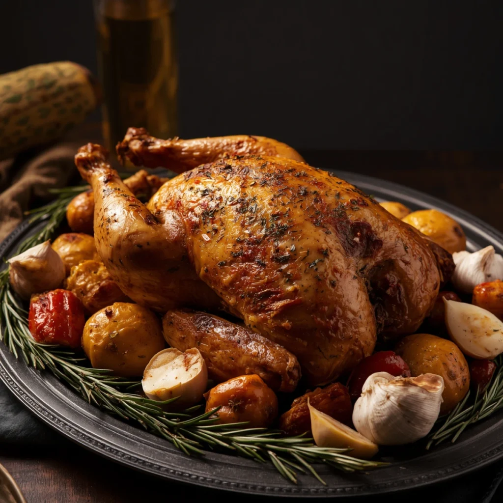 Garlic Herb Roast Chicken