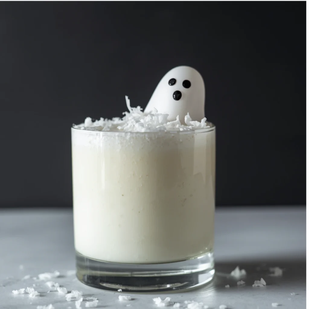 Ghostly Coconut Mocktail