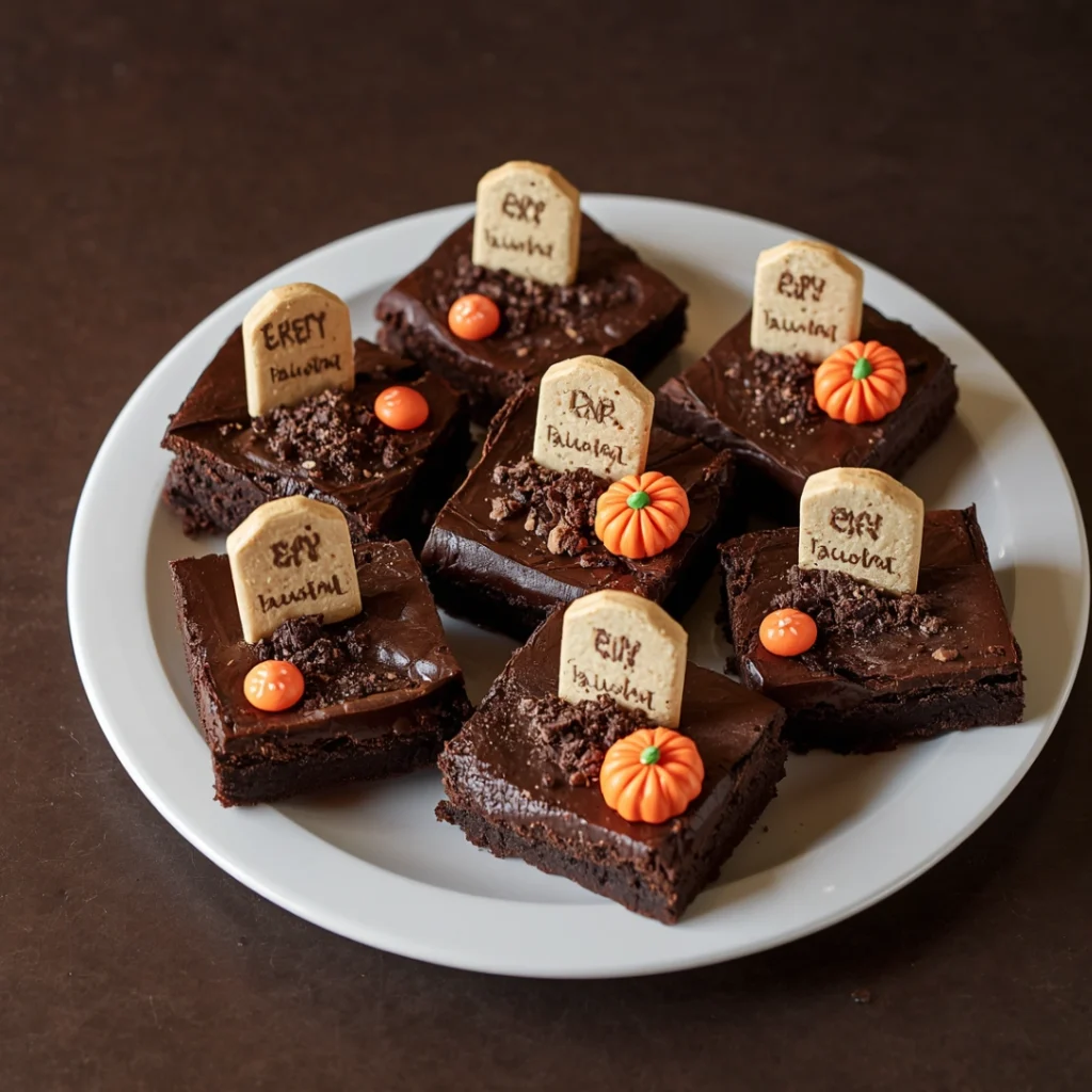 Graveyard Brownies