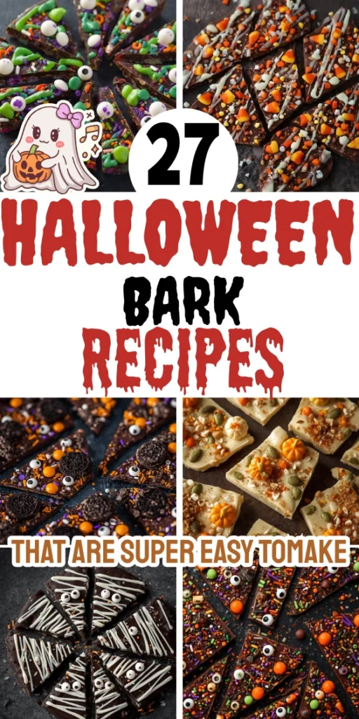 HALLOWEEN BARK RECIPES THAT ARE SUPER EASY TO MAKE