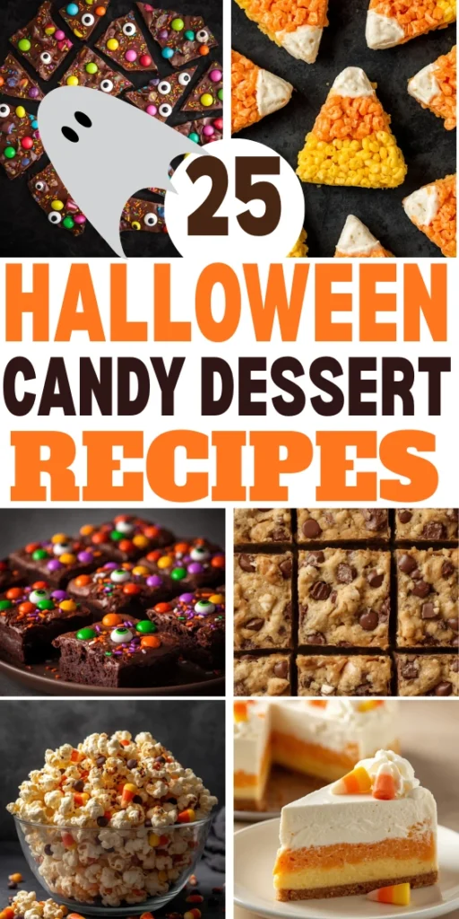 HALLOWEEN CANDY DESSERT RECIPES
