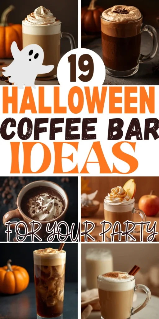 HALLOWEEN COFFEE BAR IDEAS FOR YOUR PARTY