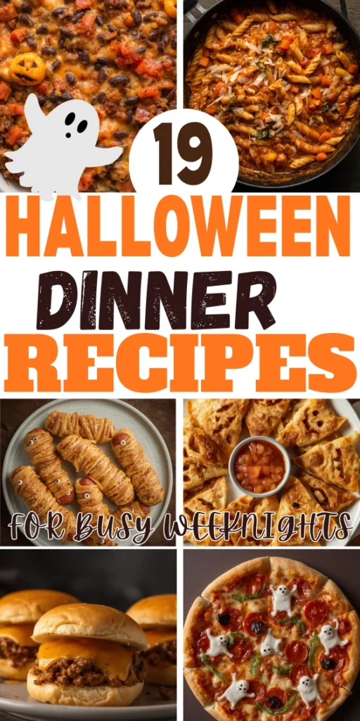 HALLOWEEN DINNER RECIPES FOR BUSY WEEKNIGHTS