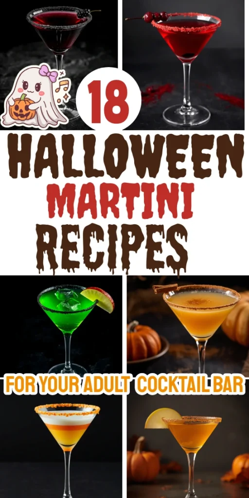 HALLOWEEN MARTINI RECIPES FOR YOUR ADULT COCKTAIL BAR