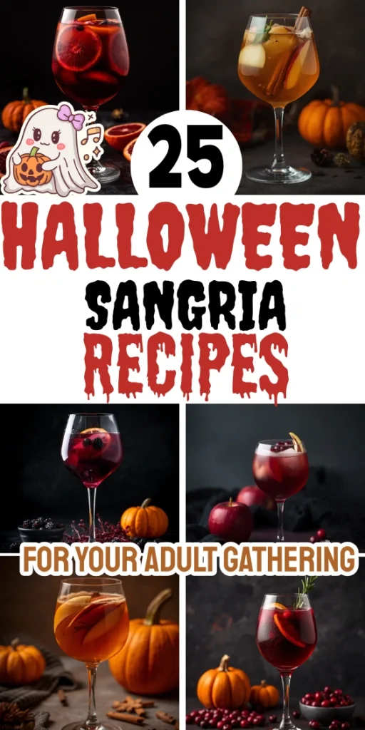HALLOWEEN SANGRIA RECIPES FORYOUR ADULT GATHERING