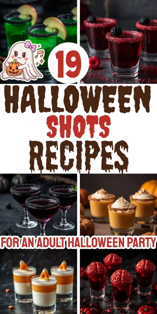 HALLOWEEN SHOTS RECIPES FOR AN ADULTHALLOWEEN PARTY