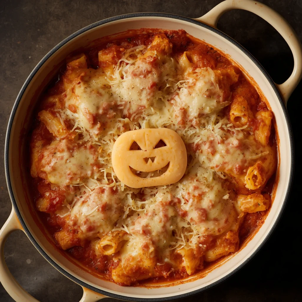 Halloween Baked Ziti 1