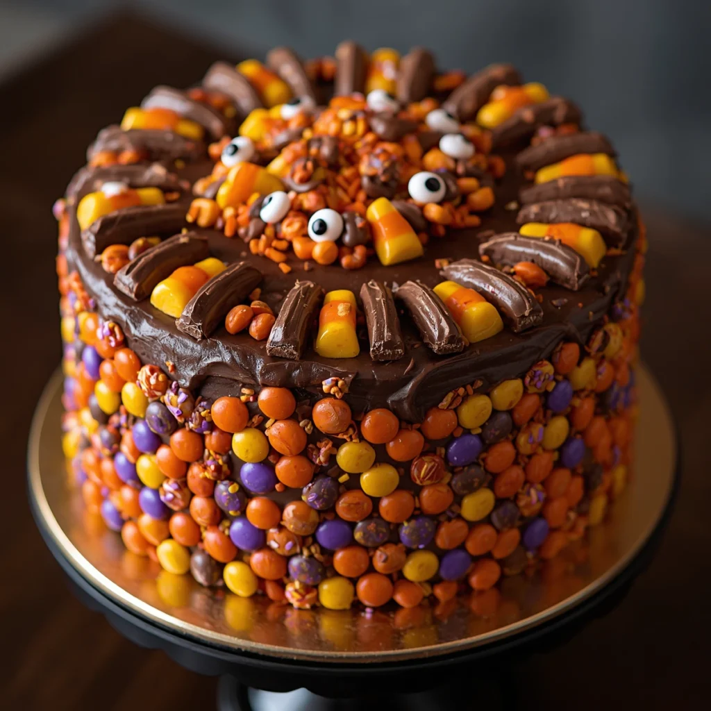 Halloween Candy Cake