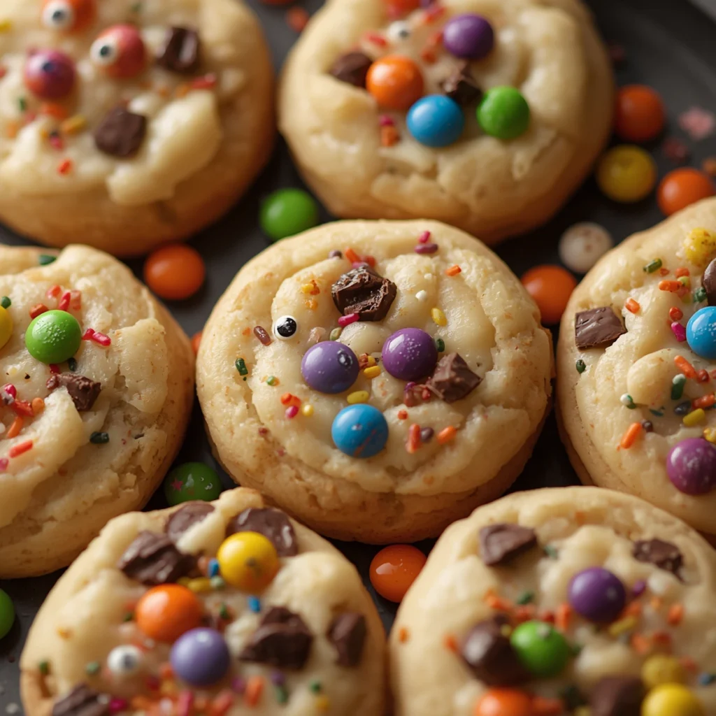 Halloween Candy Cookies