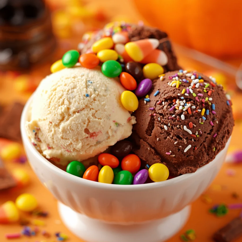 Halloween Candy Ice Cream
