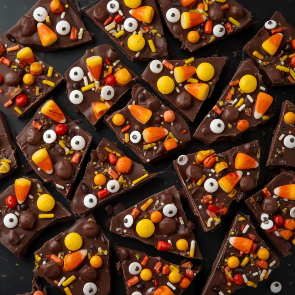 Halloween Chocolate Bark 1