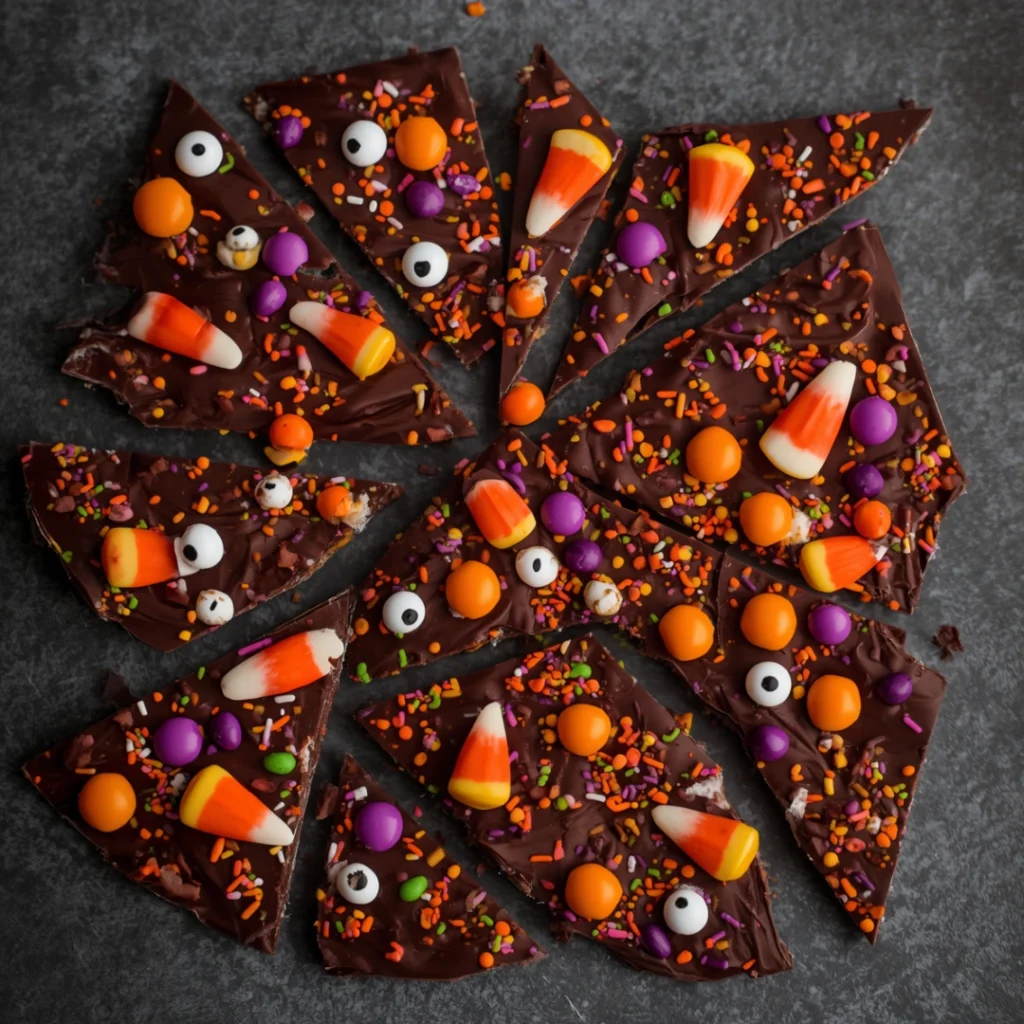Halloween Chocolate Bark 2
